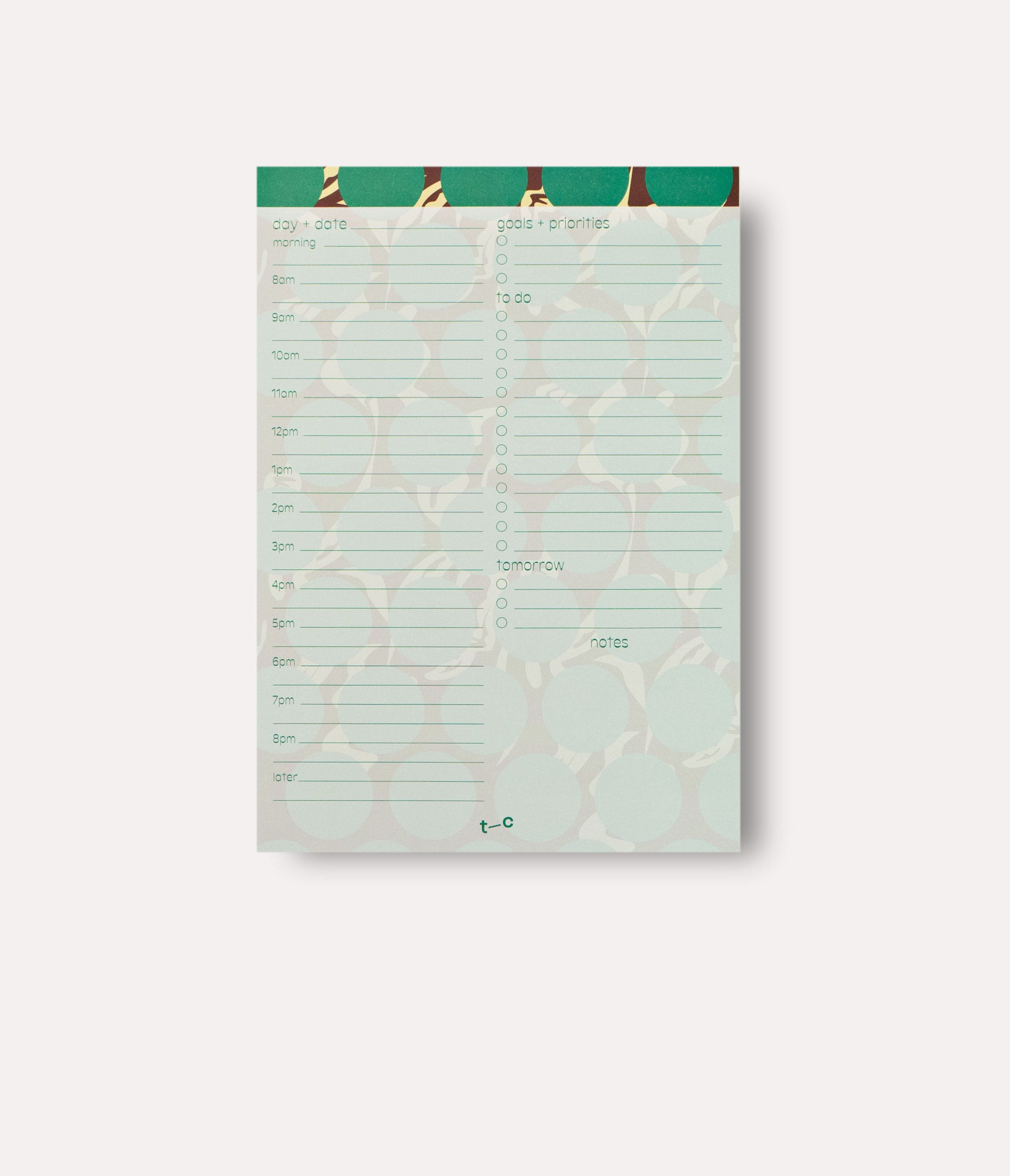 Marfa Daily Planner Pad