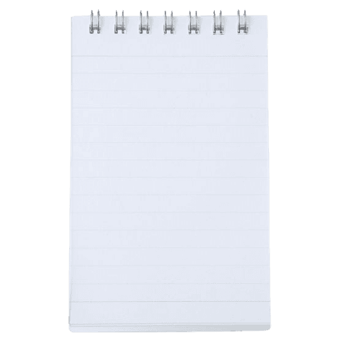 Polypropylene Cover Double Ringed Memo