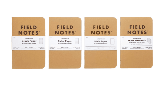Official product image for Field Notes Original Kraft Memo Books