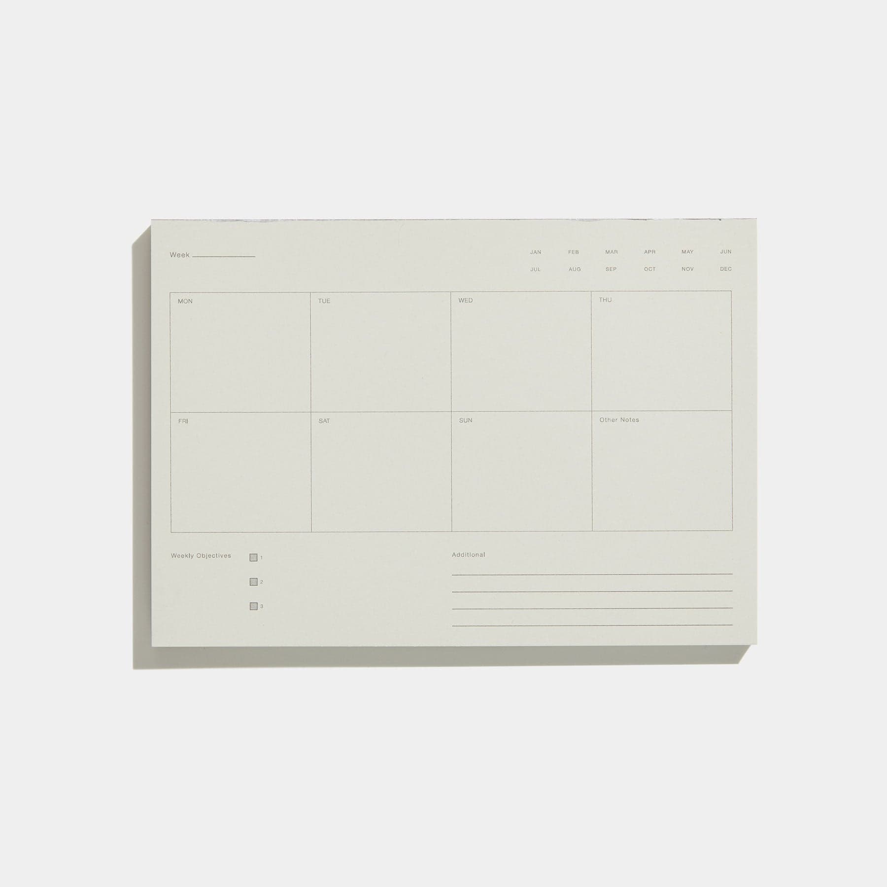 Weekly Notepad