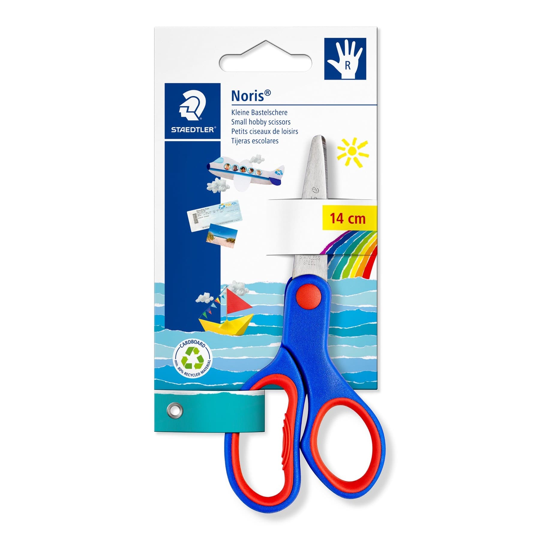 Noris® 965 Hobby scissors — Blistercard containing scissors with 14 cm blade