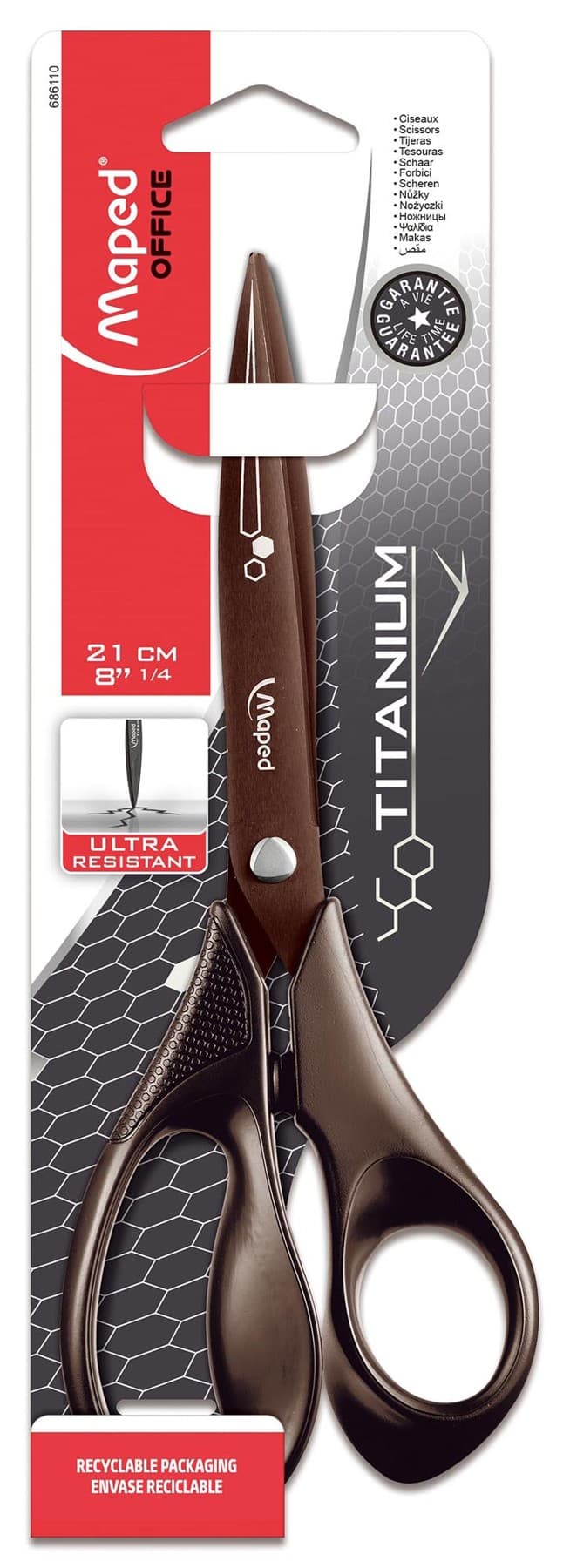 Expert Titanium Eco-Friendly Multipurpose Scissors 8.25″